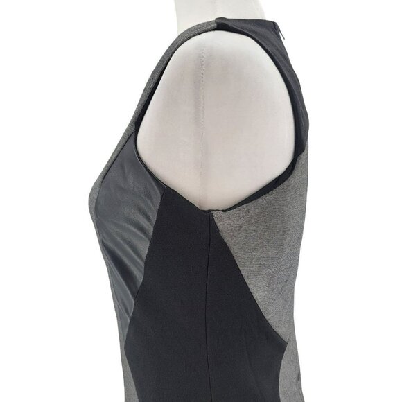 NWT Pink Martini Hally Sleeveless Colorblock Charcoal Dress Womens Small - Picture 4 of 12